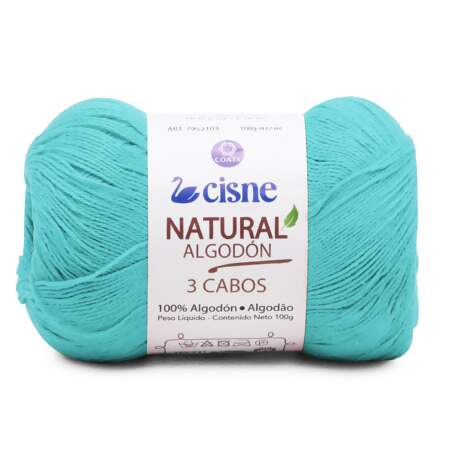Fio Natural Algodón Cisne com 3 Cabos 100g FL