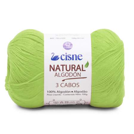 Fio Natural Algodón Cisne com 3 Cabos 100g FL