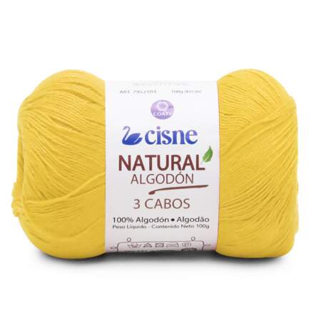 Fio Natural Algodón Cisne com 3 Cabos 100g FL