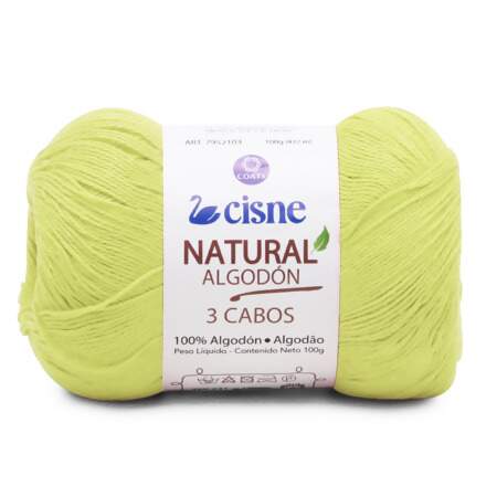 Fio Natural Algodón Cisne com 3 Cabos 100g FL