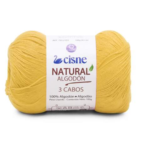 Fio Natural Algodón Cisne com 3 Cabos 100g FL