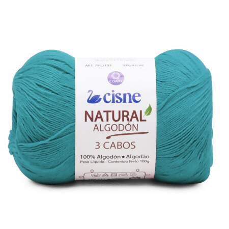 Fio Natural Algodón Cisne com 3 Cabos 100g FL