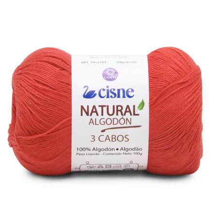 Fio Natural Algodón Cisne com 3 Cabos 100g FL