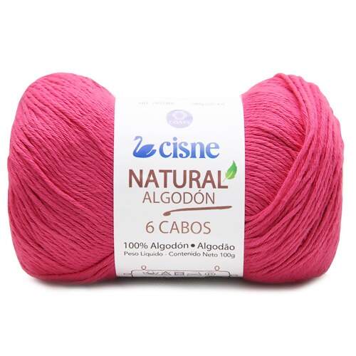 Fio Natural Algodón Cisne com 6 Cabos 100g FL