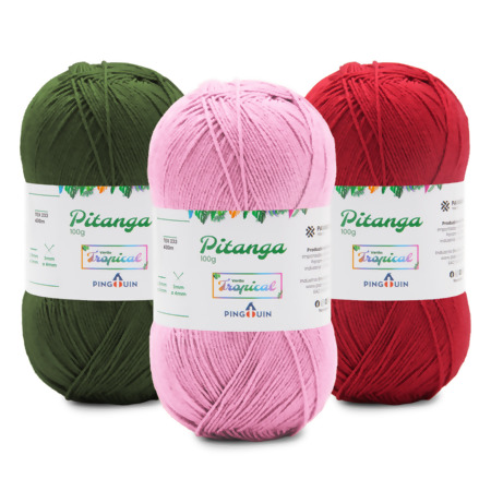 Fio Pitanga Pingouin 100g Verão Tropical