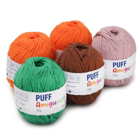 Fio Puff Amigurumi Pingouin Sortidos com 05 Und. FL