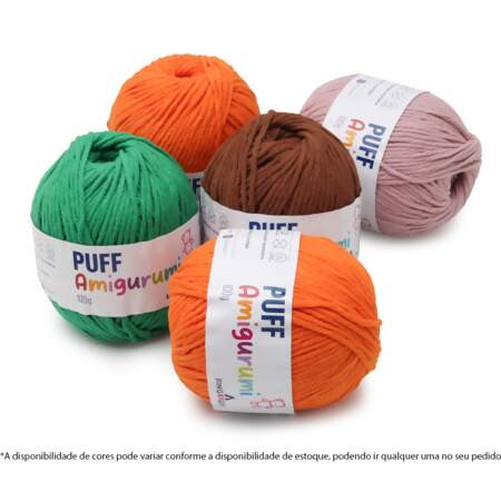 Fio Puff Amigurumi Pingouin Sortidos com 05 Und. FL