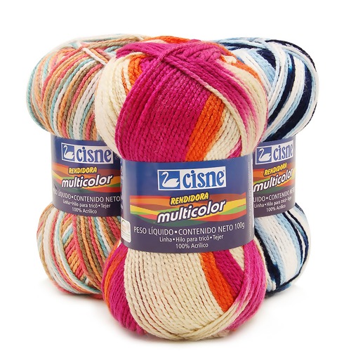 Fio Rendidora Multicolor Cisne 100g