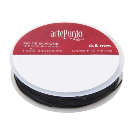 Fio de Silicone Arte Punto 0.8mm com 10mts