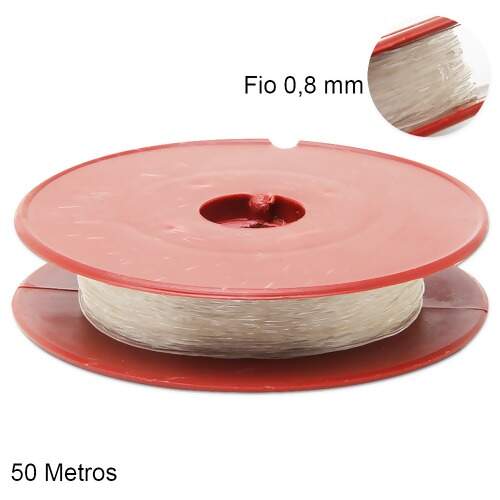 Fio de Silicone Costuratex 0,8mm com 50mts