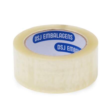 Fita Adesiva de Embalagem Transparente 40 Micras 45mmx100mts 06Und