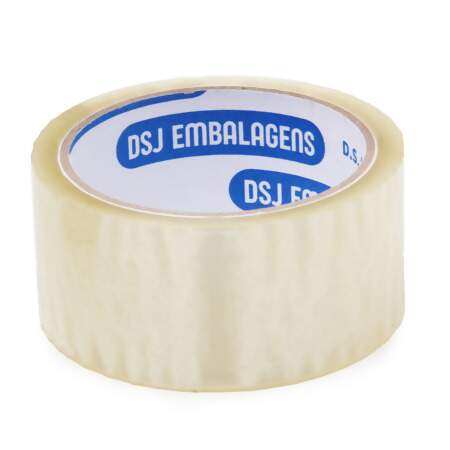 Fita Adesiva de Embalagem Transparente 40 Micras 45mmx50mts 06Und