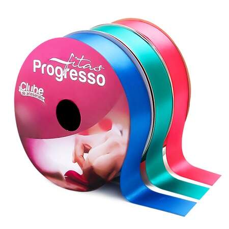 Fita de Cetim N.05 Progresso 22mm com 50mts