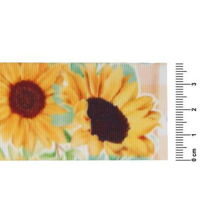 Fita de Gorgurão Junina Progresso N.09 38mm 357 Girassol 10mts