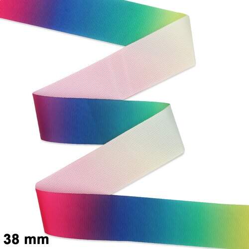 Fita De Gorgurão Multicolor Progresso 8664 N.09 38mm 10mts