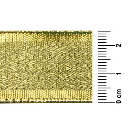 Fita Metalizada Progresso M014-025 25mm 203 Ouro 10mts