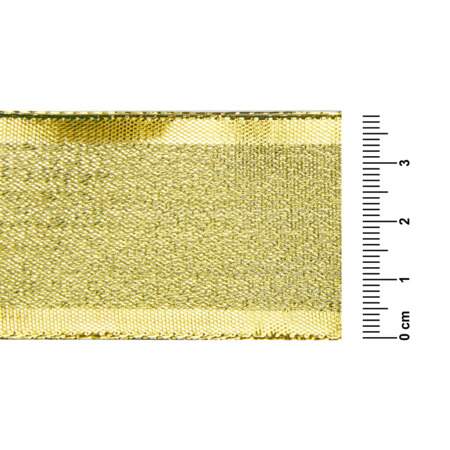 Fita Metalizada Progresso M014-038 38mm 203 Ouro 10mts