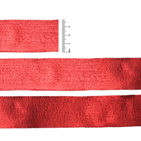 Fita de Natal Progresso Aramada Metalizada MC028 38mm 10mts 