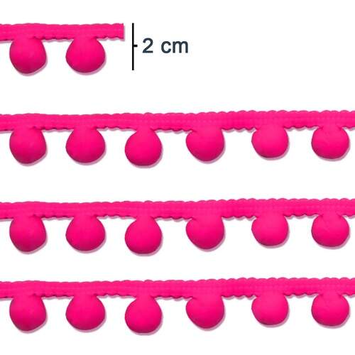 Fita Grelot Pompom Britânnia Grande 20mm 10mts FL
