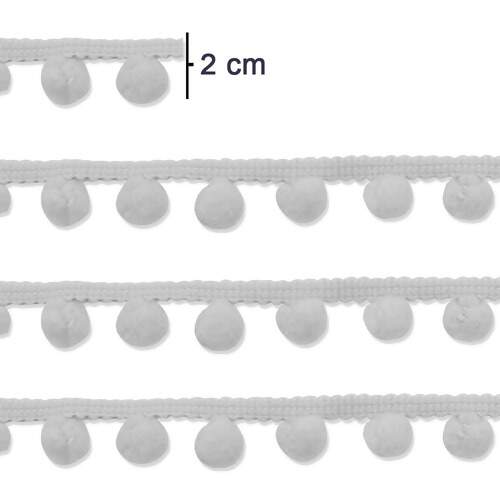 Fita Grelot Pompom Britânnia Grande 20mm 10mts FL