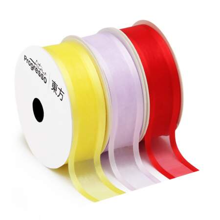 Fita de Voal Borda Cetim Progresso ZC-005 N.05 22mm 10mts