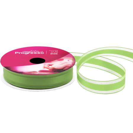 Fita de Voal com Cetim VCE N.03 Progresso 15mm com 10mts FL