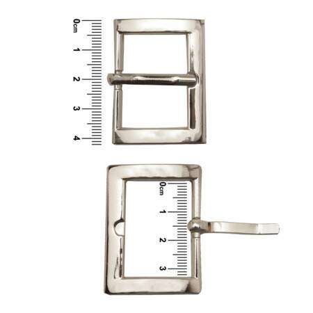 Fivela de Metal Circulo 32mm 448885 com 06 Und