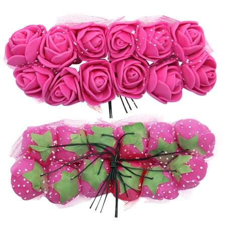 Flor de EVA Oriental com 12 Und