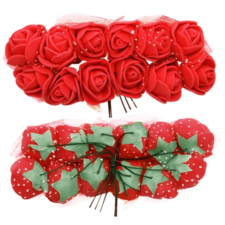 Flor de EVA Oriental com 12 Und