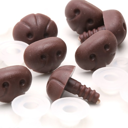 Focinho Cachorro nº 2,5 Marrom com 10 Unidades