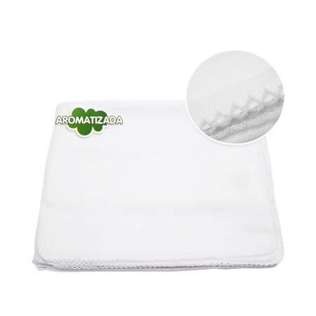 Fraldinha Estrela com Crochê Mabber 30x40cm com 12 Und