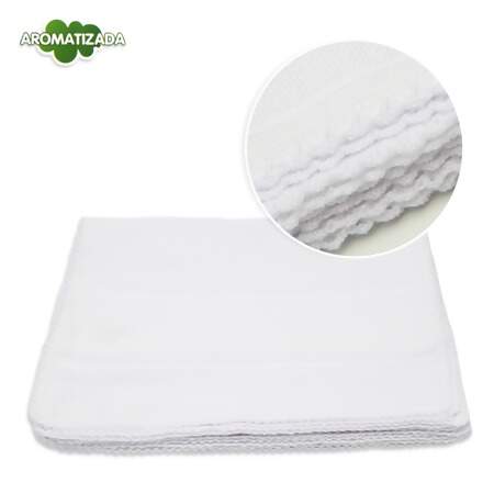 Fraldinha Nicoli PT com Crochê Mabber 30x40cm com 12 Und