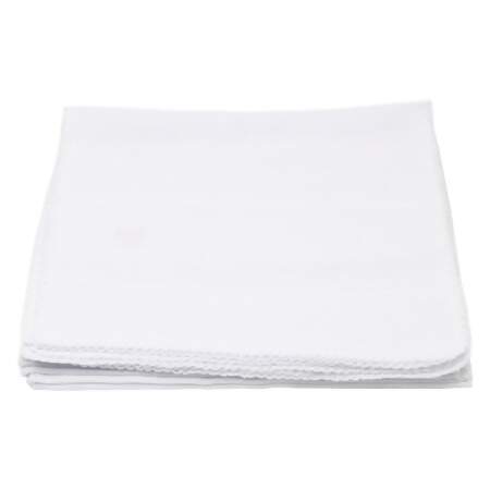 Fraldinha Nicoli Crochet 30x40cm Branco com 12 Und