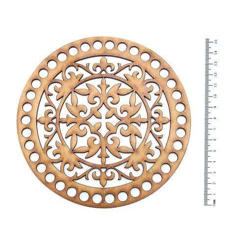 Fundo de Bolsa de MDF Redondo Mandala B