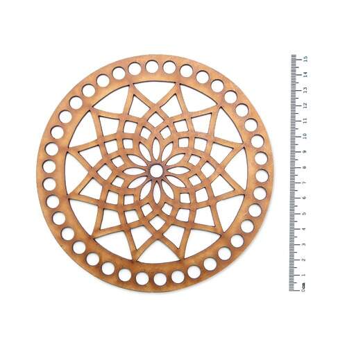 Fundo de Bolsa de MDF Redondo Mandala C