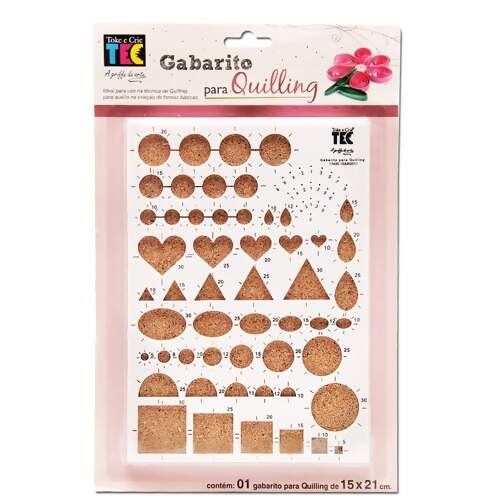 Gabarito para Quilling Toke e Crie - 17420 - GABQ01