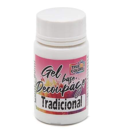 Gel Base Decoupage Tradicional True Colors 5440 com 80ml