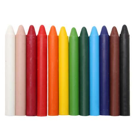 Giz de Cera Gizão Faber-Castell 12 Cores