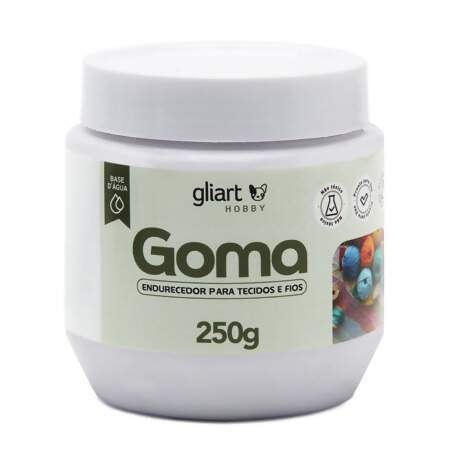 Goma Endurecedor para Tecido Gliart com 250g 