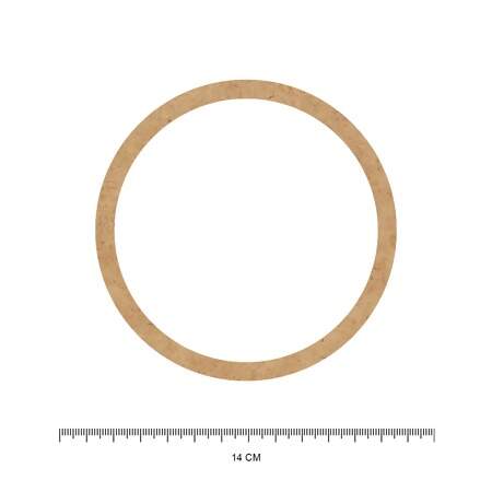 Guirlanda de MDF Fina 3mm Decorart