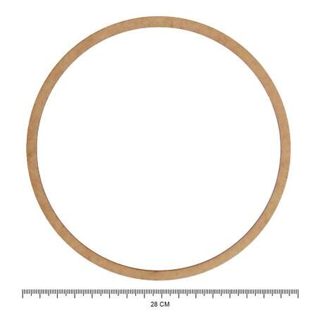 Guirlanda de MDF Fina 3mm Decorart