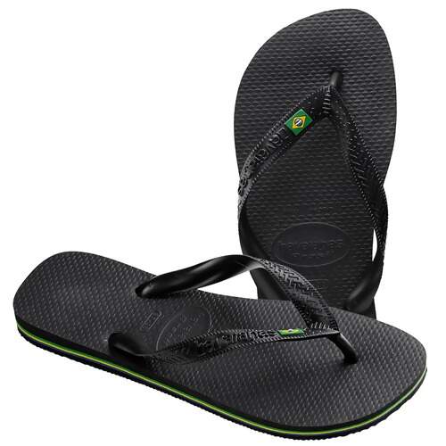 Sandalias Havaianas Brasil Preto - 1 Par 