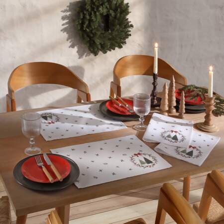 Jogo Americano Renova Dohler Natal 126 45x31cm com 04 Und 