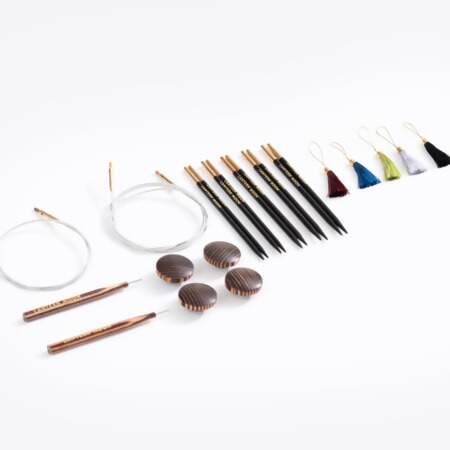 Kit Agulha de Tricô Circular Intercambíavel Charm Lantern Moon Knitpro 350304
