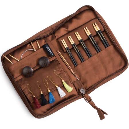 Kit Agulha de Tricô Circular Intercambíavel Heritage Lantern Moon Knitpro 350312