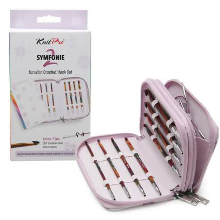 Kit Agulha Intercambiável Croche Tunisiano Symfonie 2 KnitPro 55520