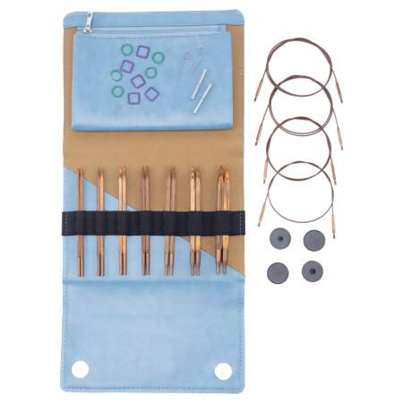 Kit Agulha Inter. Ginger Cubics 13cm KnitPro 43301