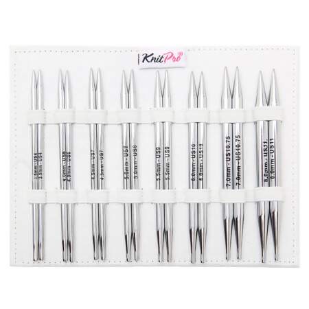 Kit Agulha Tricô Circular Intercambiável Nova Metal Deluxe Knitpro 10616