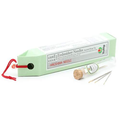 Kit Agulha de Mão para Bordar Sashiko Tulip Olho Grande TLP-THN106E com 08 Und