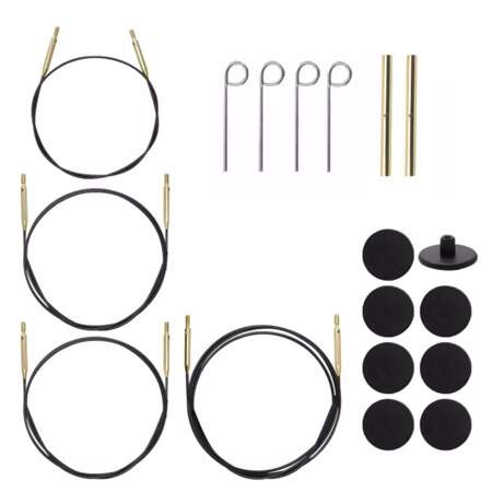Kit Agulha Circular Intercambiável Bamboo Deluxe Knitpro 22553